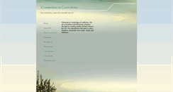 Desktop Screenshot of cambridgeofcalifornia.com