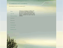 Tablet Screenshot of cambridgeofcalifornia.com